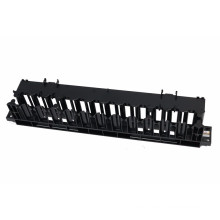 2u 19 Inch Rack Mount Horizontal Cable Manager for Wiring